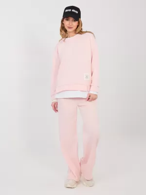 Dámská tepláková souprava RUE PARIS IT-KMPL-22230.18 BRIGHT PINK