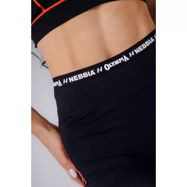 Dámské kraťasy NEBBIA OLYMPIA HIGH-WAIST 937 BLACK 
