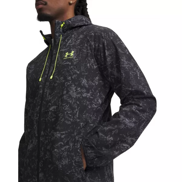  Pánská bunda UNDER ARMOUR VIBE WOVEN JACKET 6003001-008 ČERNÁ 