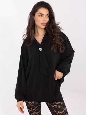 Dámská halenka FACTORY PRICE IT-BZ-28913.17 NOIRE