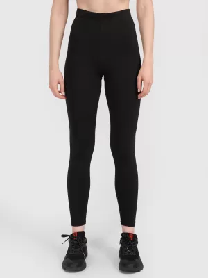 Dámské legíny 4F 4FWMM00TTIGF296 DEEP BLACK