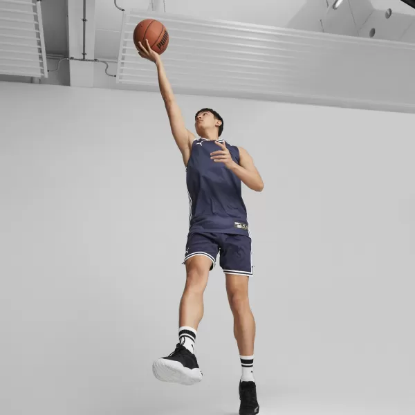  Pánské kraťasy PUMA HOOPS TEAM GAME SHORT 676629-03 PUMA NAVY 