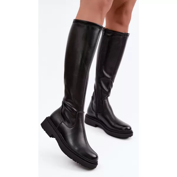  Dámské kozačky SERGIO LEONE KZ-02 BLACK 