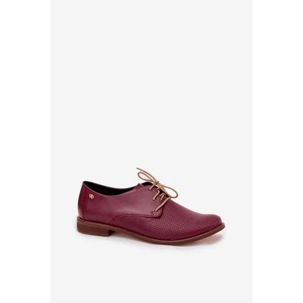  Dámské polobotky ZAZOO 4238/CHIARETTO/M RED 