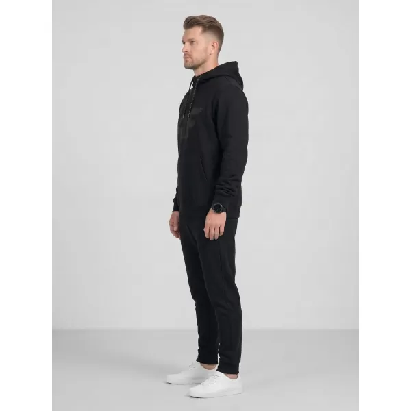  Pánská mikina 4F 4FWMM00TSWSM2548 DEEP BLACK 