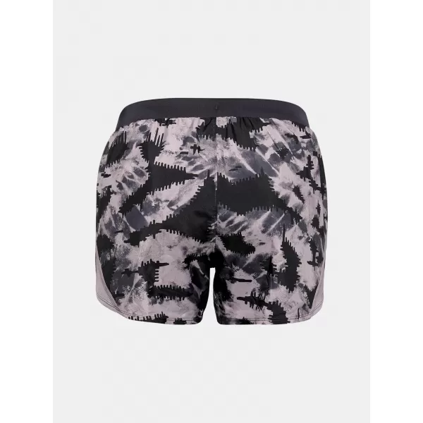  Dámské kraťasy UNDER ARMOUR W UA FLY BY 2.0 PRINTED SHORT 1350198-591 FIALOVÁ 
