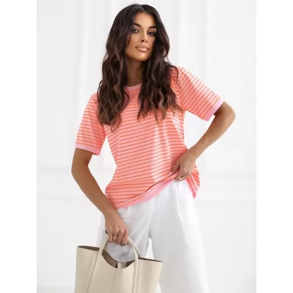  Dámské tričko RUE PARIS IT-TS-20881.85 DARK PINK 