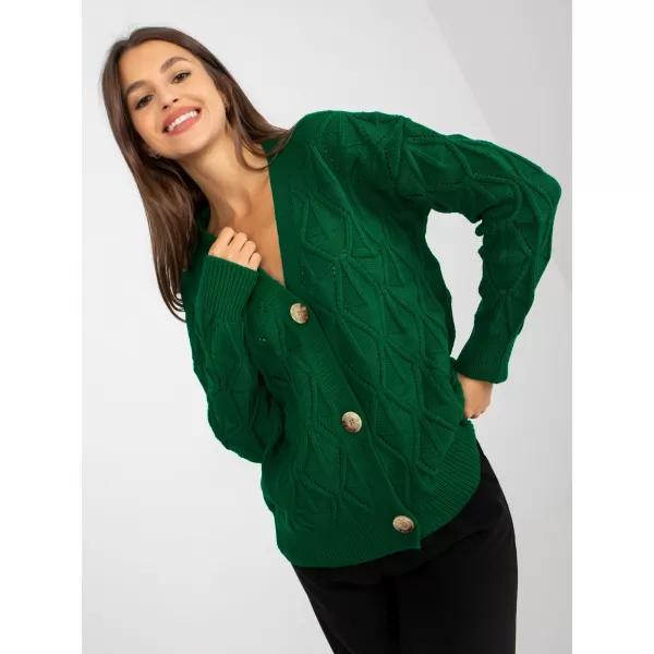  Dámský svetr RUE PARIS LC-SW-8035.06X DARK GREEN 