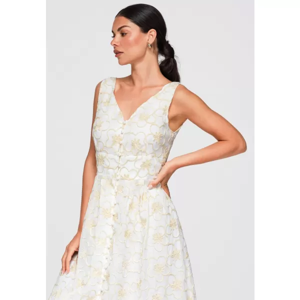  Dámské šaty OMBRE OW-DLR-E0015 WHITE 