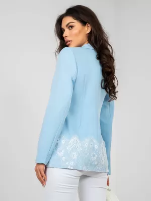 Dámské sako FACTORY PRICE IT-MA-60128.01 LIGHT BLUE