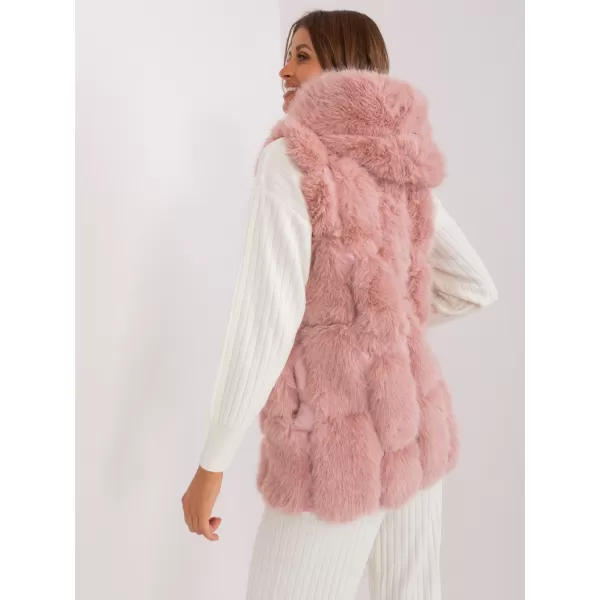  Dámská vesta WOOL FASHION ITALIA AT-KZ-2379.96P BRIGHT PINK 