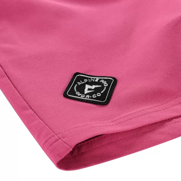  Dětské kraťasy ALPINE PRO ZAMBO 3 FUCHSIA RED 