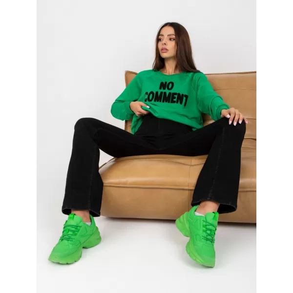  Dámská mikina RUE PARIS RV-BL-8076.13 GREEN 