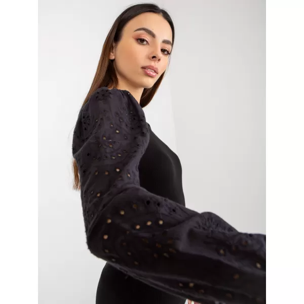  Dámská halenka OCH BELLA TW-BZ-OB-046.62P NOIRE 