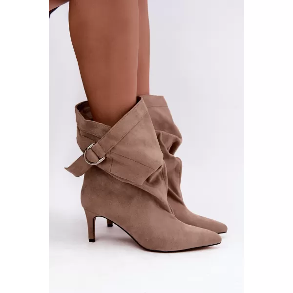  Dámské kotníkové boty BOTO C-412 BEIGE 