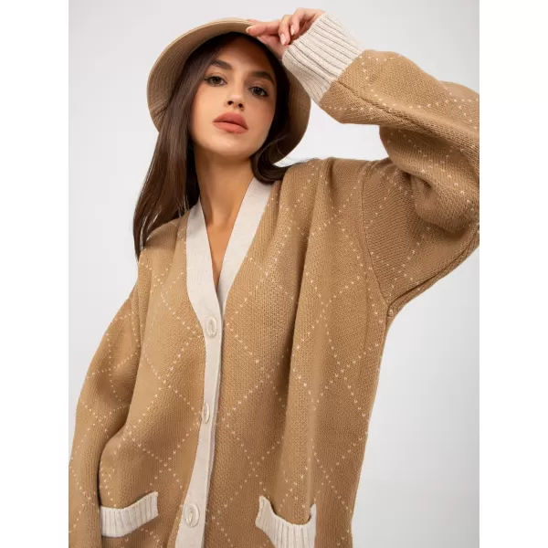 Dámský svetr RUE PARIS LC-SW-0258.03P CAMEL 