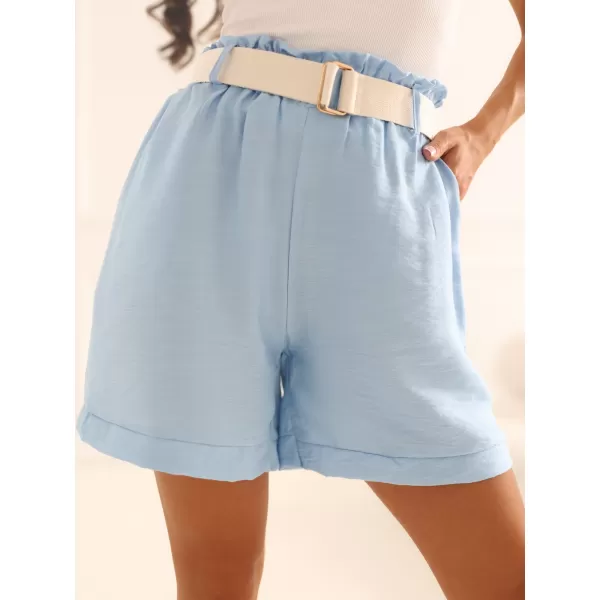  Dámské kraťasy RUE PARIS IT-SN-10366.69 LIGHT BLUE 