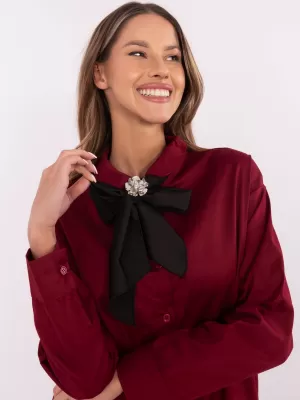 Dámská košile ITALY MODA DHJ-KS-9236.92P BURGUNDY