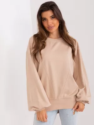 Dámská mikina EX MODA EM-BL-716.14 BEIGE