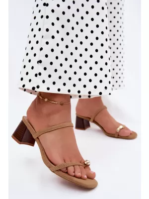 Dámské pantofle BOTO 22-391 KHAKI