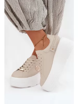 Dámské tenisky D&A LR61-7095 BEIGE