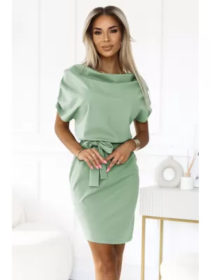 Dámské šaty NUMOCO ROXI 240-10 PISTÁCIOVÁ