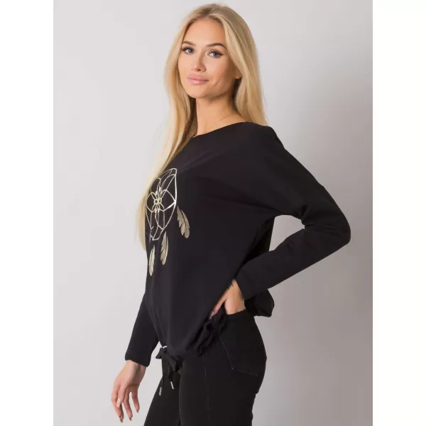  Dámská halenka RUE PARIS RV-BZ-7200.30P NOIRE 