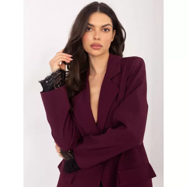  Dámská bunda ITALY MODA IT-MA-FL9916-1.07P DARK RED 