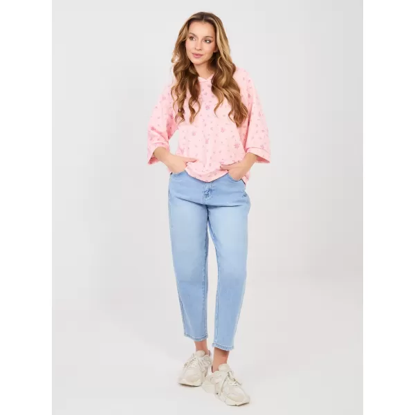  Dámská mikina ITALY MODA IT-BZ-22278.74 BRIGHT PINK 
