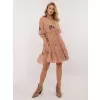 Dámské šaty LAKERTA LK-SK-509768.34 CAMEL