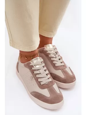 Dámské tenisky S.BARSKI LR61-7091 BEIGE