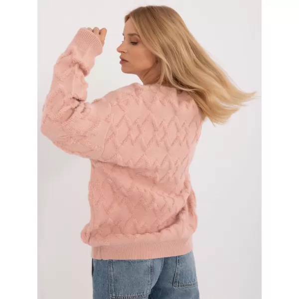 Dámský svetr WOOL FASHION ITALIA AT-SW-2361.61 BRIGHT PINK 
