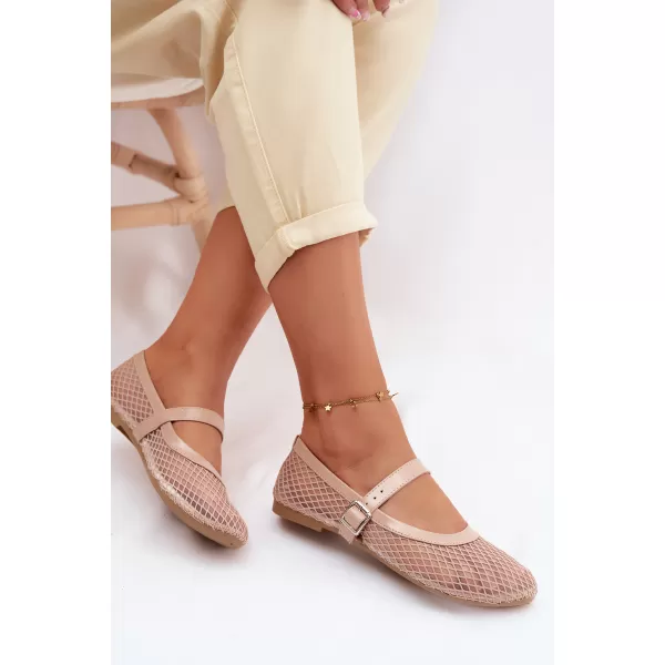  Dámské baleríny BOTO 26BL02-9968 BEIGE 