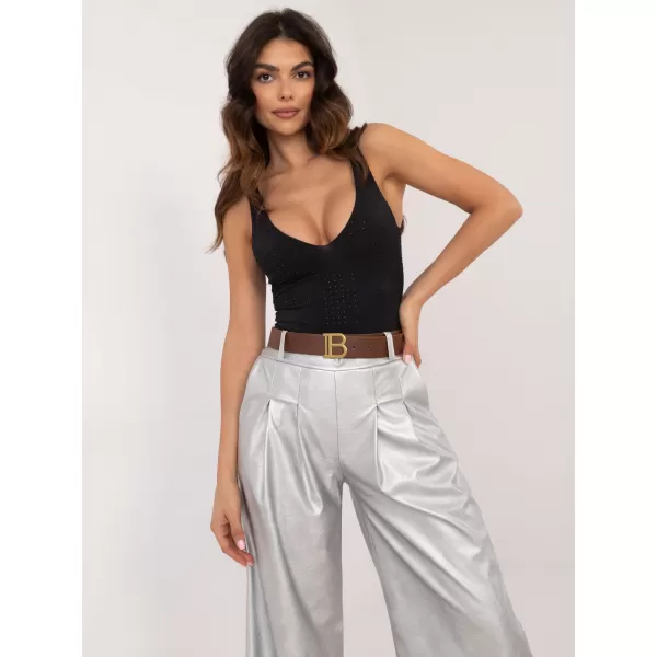  Dámské kalhoty ITALY MODA DHJ-SP-19899.22X SILVER 