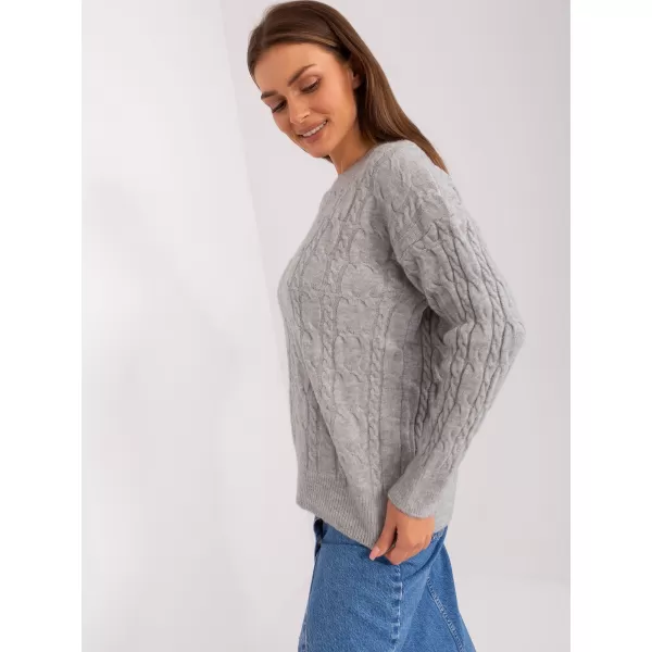  Dámský svetr WOOL FASHION ITALIA AT-SW-2335.27 GRAY 