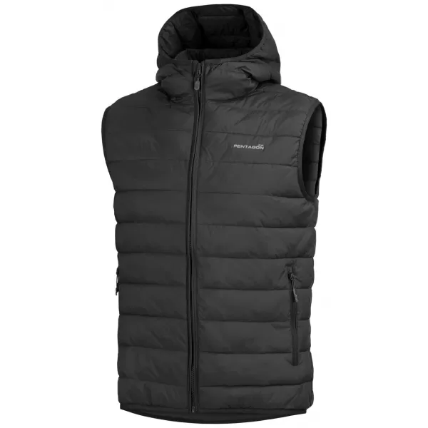  Pánská vesta PENTAGON AURORA 2.0 PUFFER HOODED VEST K04011-2.0 BLACK 