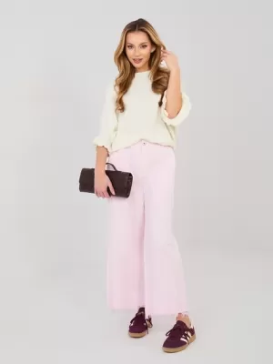 Dámské kalhoty RUE PARIS IT-SP-FL9995.57 BRIGHT PINK