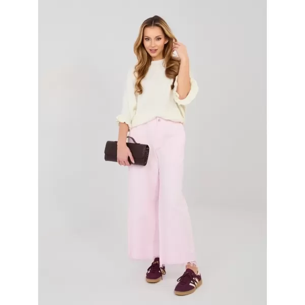  Dámské kalhoty RUE PARIS IT-SP-FL9995.57 BRIGHT PINK 