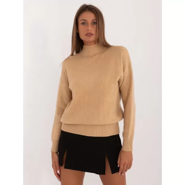  Dámský svetr WOOL FASHION ITALIA AT-SW-2339.54 SAND 