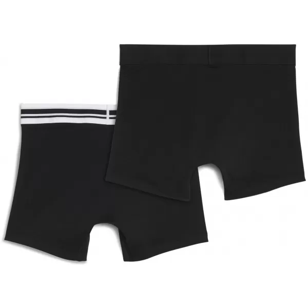  Pánské boxerky PUMA MEN EVERYDAY PLACED LOGO BOXER 2P 93847601 BLACK 