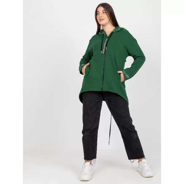  Dámská mikina RELEVANCE RV-BL-8266.34P DARK GREEN 