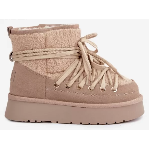  Dámské sněhule D&A GR62-6021 BEIGE 