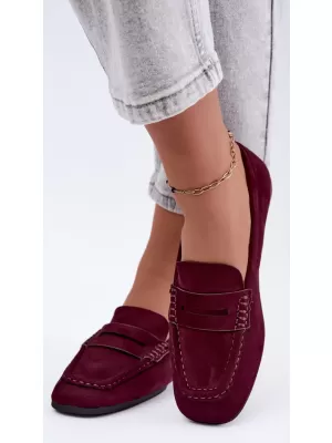 Dámské mokasíny BOTO D-307 BURGUNDY