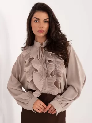 Dámská košile FACTORY PRICE IT-KS-29033.87 BEIGE