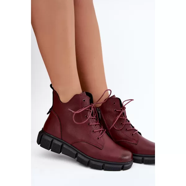  Dámské boty BOTO 26BT17-9301 BURGUNDY 