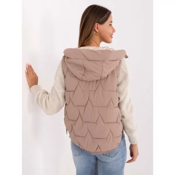  Dámská vesta FACTORY PRICE MBM-KZ-2502.27 DARK BEIGE 