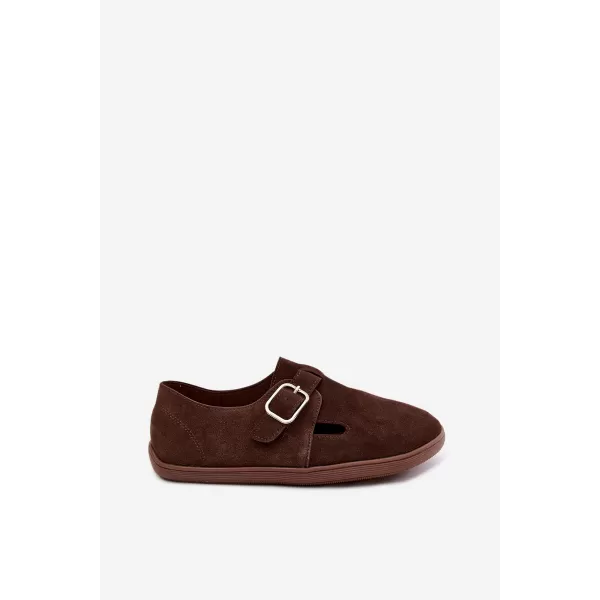  Dámské polobotky BOTO JH578 BROWN 