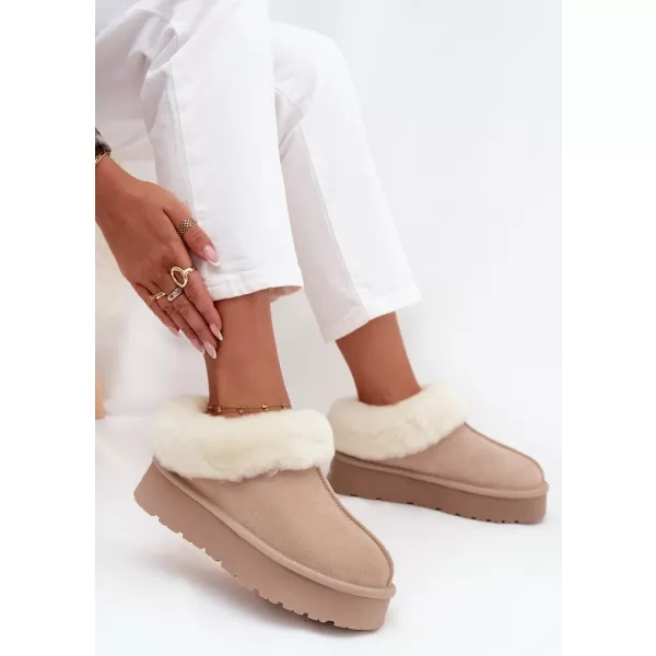  Dámské sněhule BOTO W5818 BEIGE 