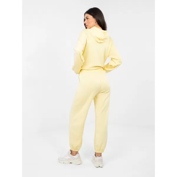  Dámská tepláková souprava RUE PARIS IT-KMPL-22181.29 BRIGHT YELLOW 