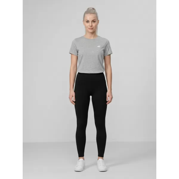  Dámské triko 4F 4FWMM00TTSHF3308 COLD LIGHT GREY MELANGE 